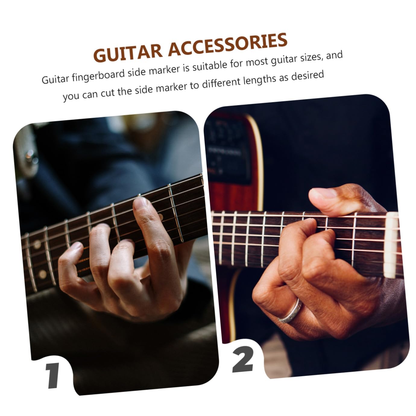 VICASKY 500stücke Gitarren Griffbrett Seitenmarkierungen Farbige Inlay Dots Für Gitarren Praktisches Zubehör Für Musiker Und Installieren