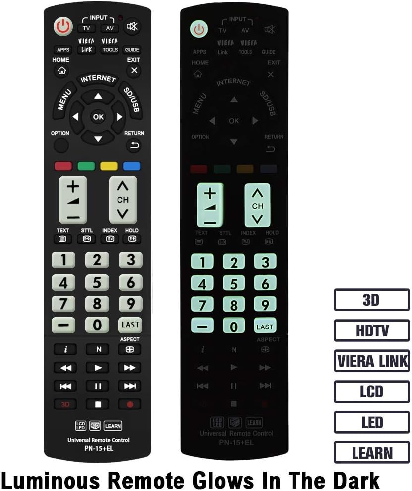 Gvirtue PN-15+EL Remote with Luminous Buttons
