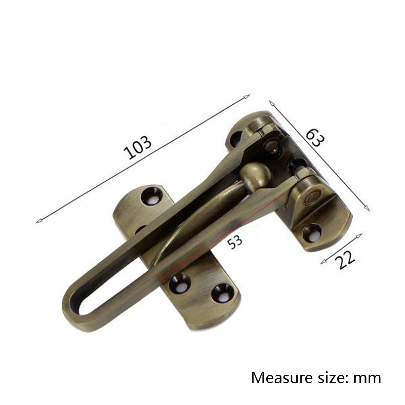 Fermo Porta, Fibbia Porta, Serratura Scorrevole, 1pc Casa Antifurto Fibbia Porta Camera Da Letto Camera Dei Bambini Serratura Della Porta Catena Di Sicurezza Hotel Fibbia Antibloccaggio Bullone Porta