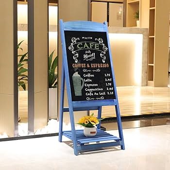 ウェルカムボード　A型看板　スタンドボード　店舗看板　メニューボード　カフェお店 Amazon | 立て看板 ウェルカムボード ブラックボード A型 看板