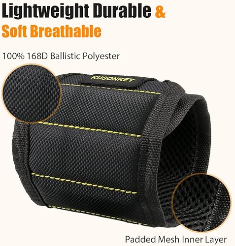 Miniatura 3 de Regalos de Navidad para hombres, pulsera magnética KUSONKEY regalo para hombres que lo tienen todo, soporte magnético de muñeca con imanes fuertes