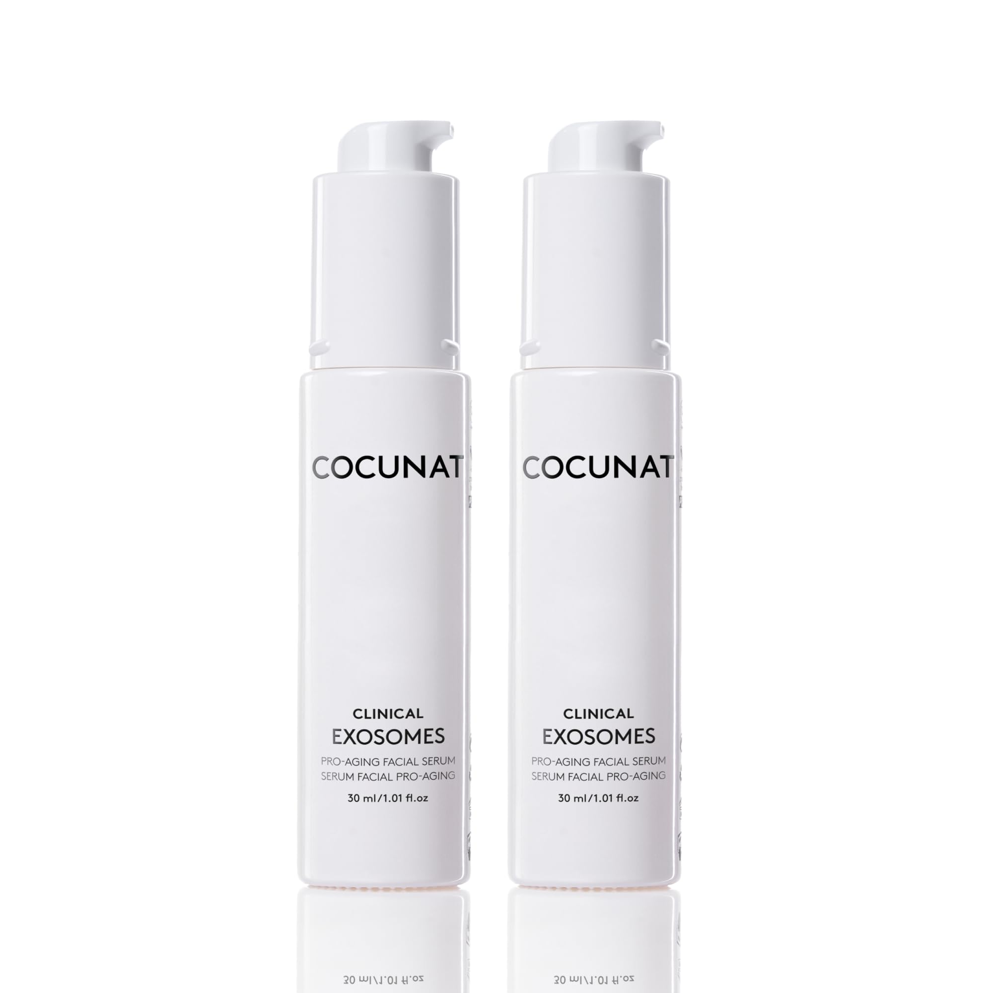 COCUNAT - Zestaw 2 Egzosomów CLINICAL - Serum V-LIFTING z egzosomami - Zmień definicję owalu twarzy - Walka z wyrywaniem - Komunikacja komórkowa - Efekt liftingujący