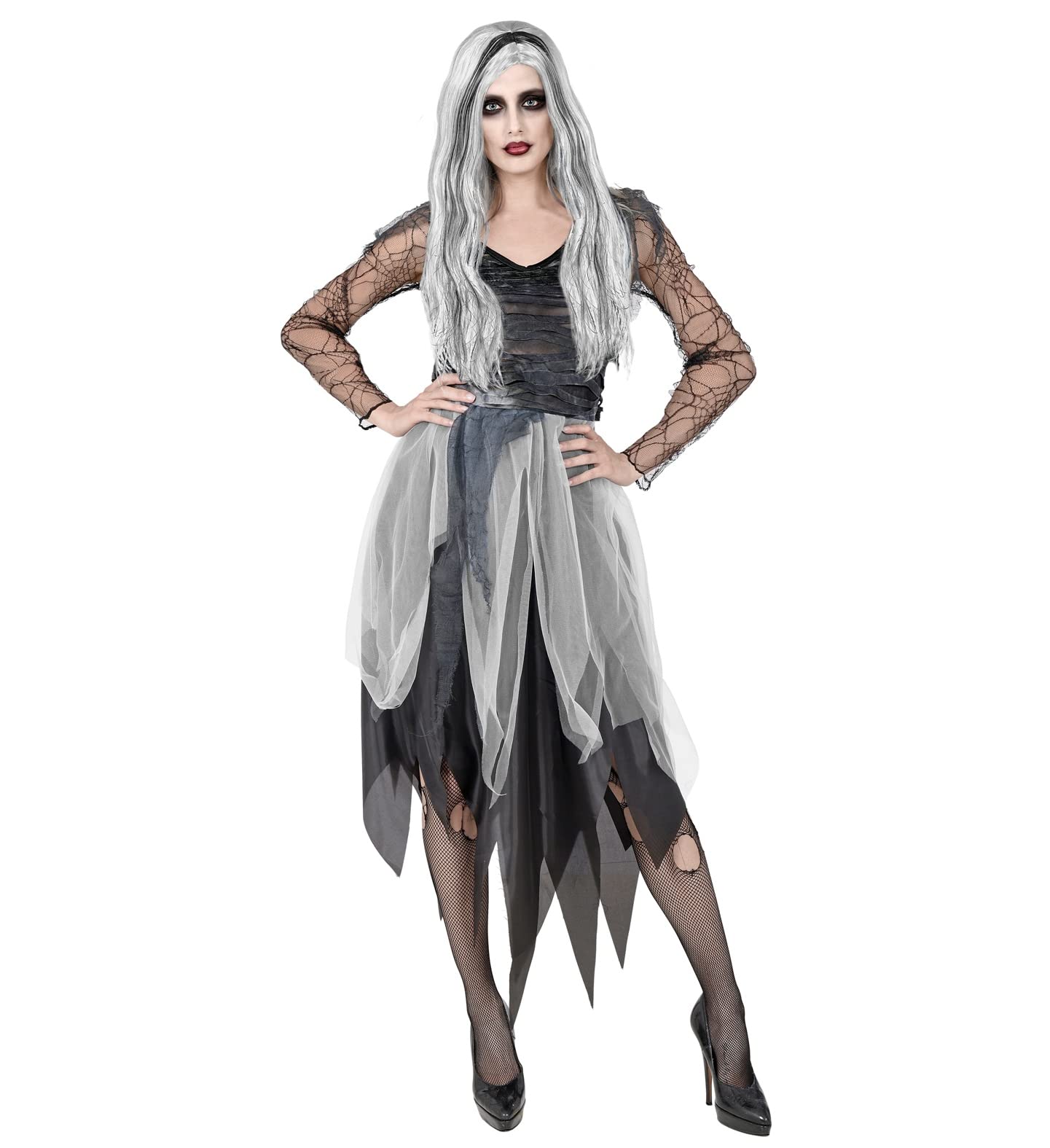Widmann - Horrible ghost costume, dress, theme party, Halloween, Multicoloured