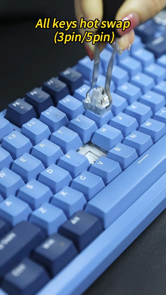 MageGee SKY81 75% Mechanical Gaming Keyboard, Gasket Hot