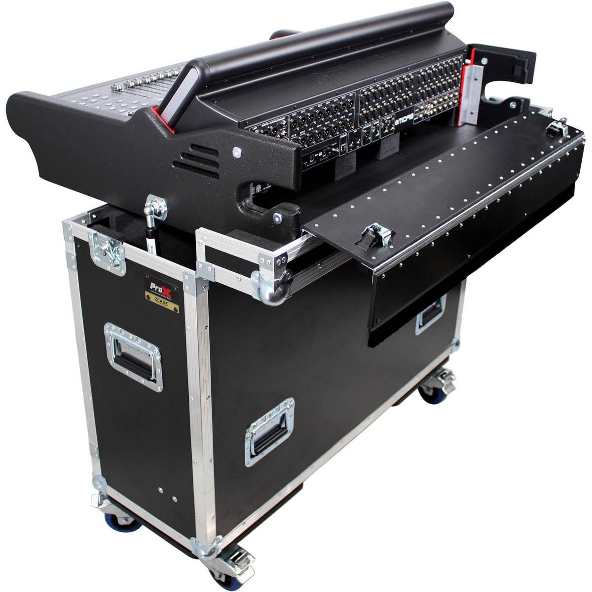 ProX Flip-Ready Easy Retracting Hydraulic Lift Case for Midas M32 Console by ZCase - XZF-MIDM32