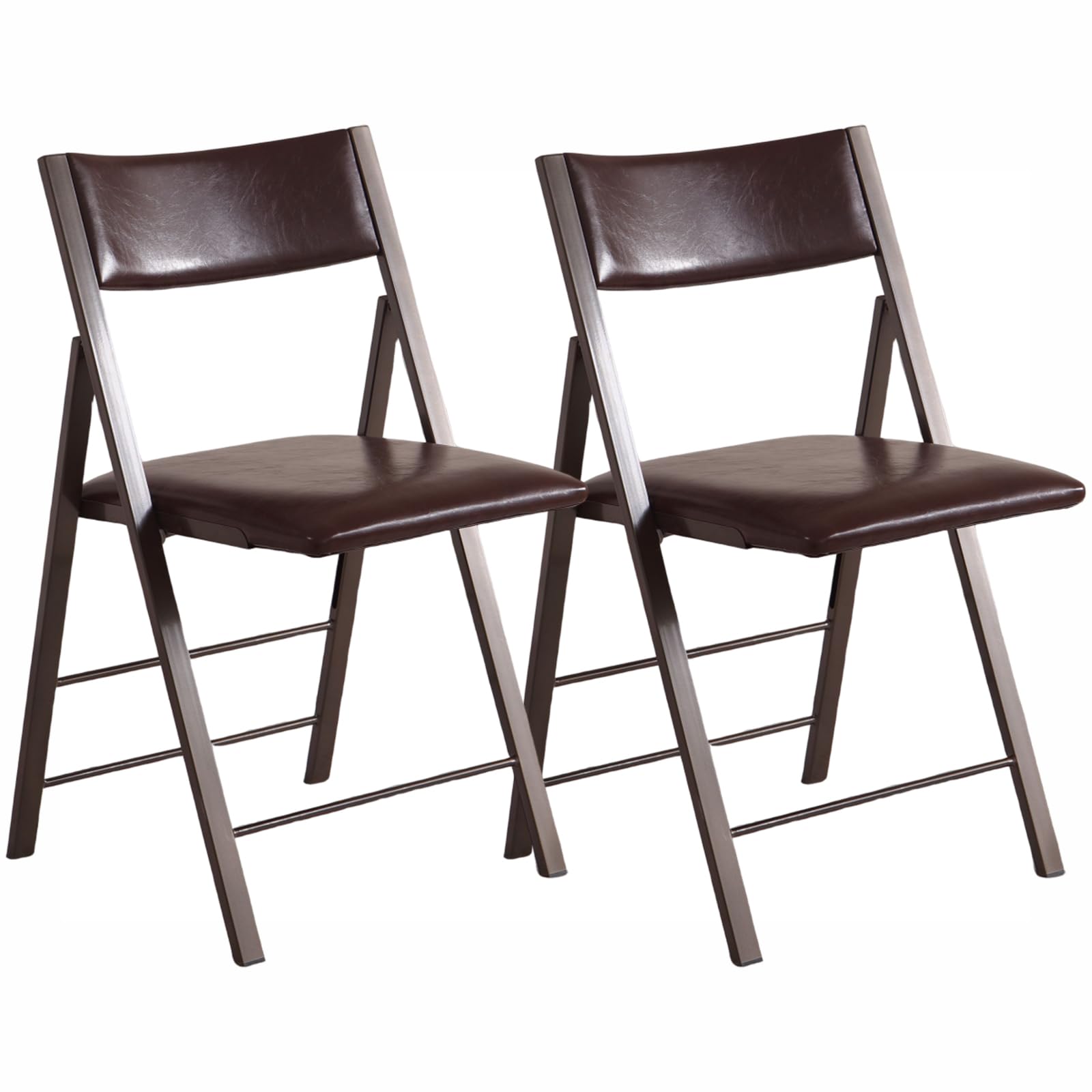 SUGIFT Folding Chairs 6 Pack Plastic Folding Chair For Outdoor Indoor Use, 350lb Weight Capacity, Black