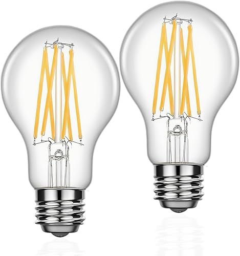 Bombillas de 3 vías, bombillas LED de 3 vías 30 50 equivalentes a 80 W, bombillas LED transparentes A19, 3000 K blanco suave, no regulables,