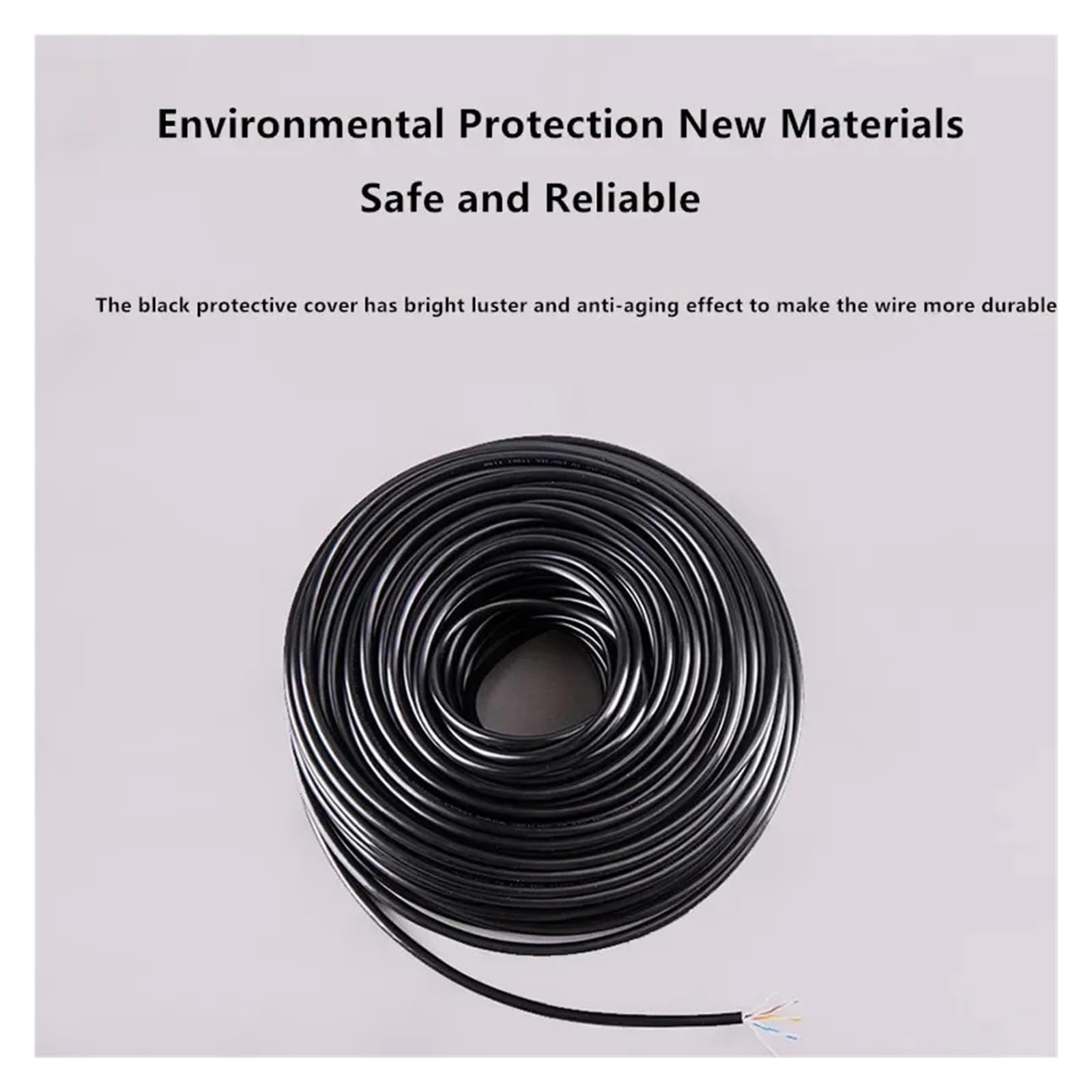 Cable Ethernet Cat7 de 20 m, 100 m, 30 m, 50 m y 10 m for exteriores, doble apantallamiento, conector RJ45, cable de red de 26 AWG, probador de cable LAN Cat7(10M)