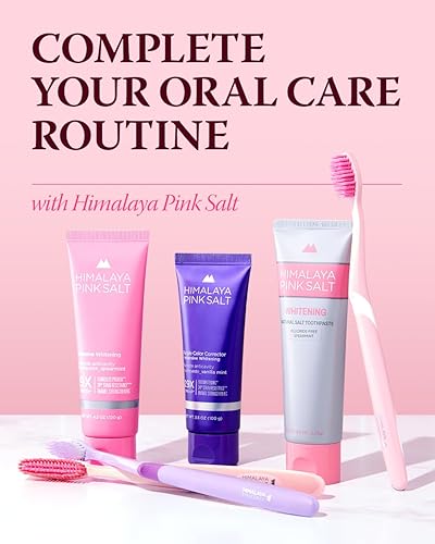 Vista 6 de HIMALAYA PINKSALT Natural Whitening Toothpaste - Fluoride Free, Natural Toothpaste for Teeth Whitening, Gum Health Care, Plaque Remover - Spearmint