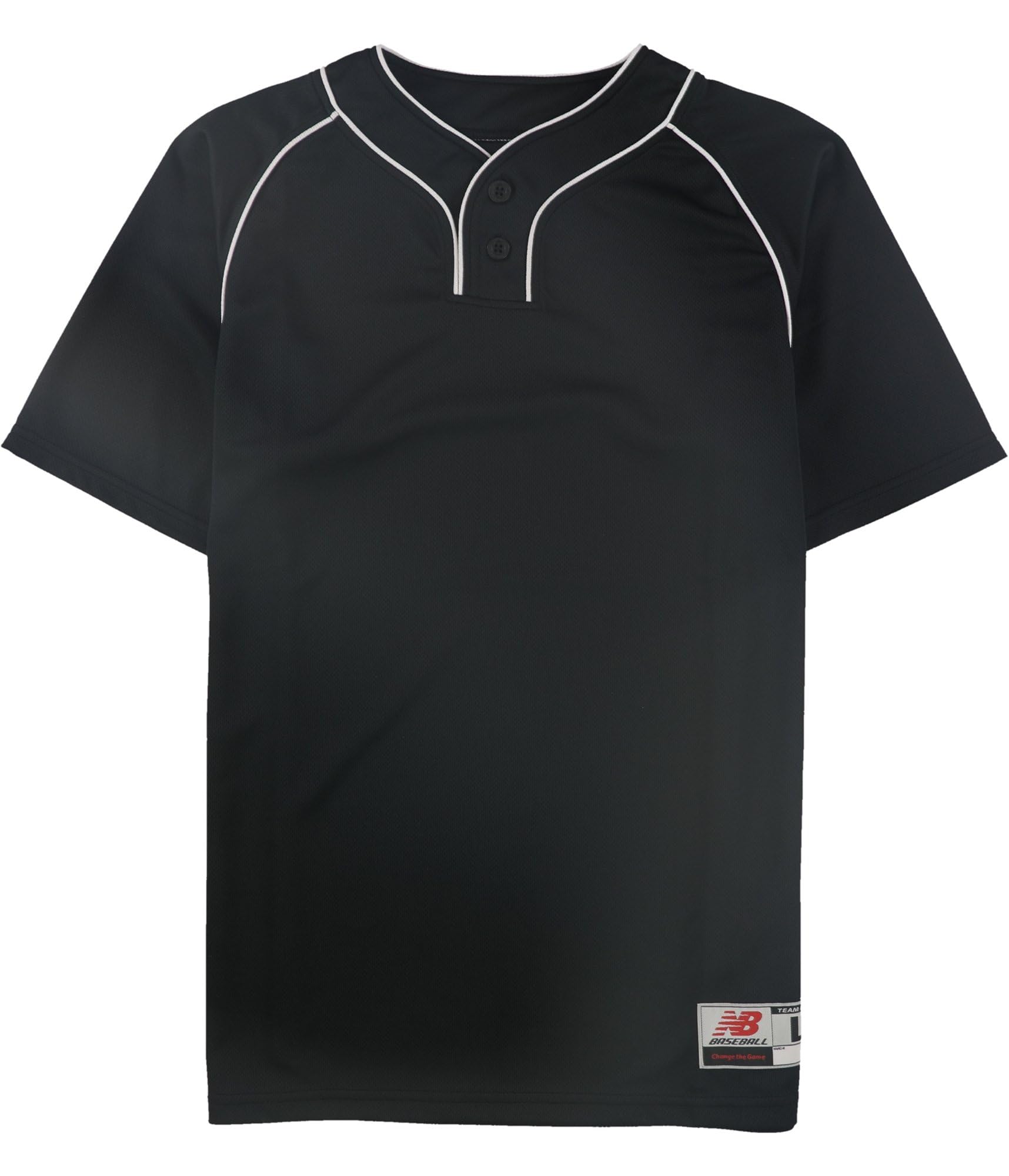 New Balance Boys Baseball Jersey, Black, L