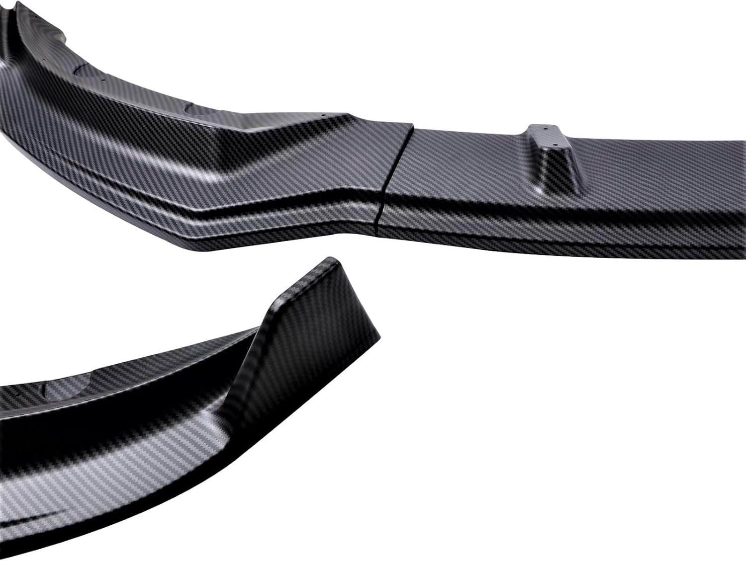 Front Bumper Lip Front Spoiler Front Wing Fit for Tesla Model Y Accessories 2020 2021 2022 2023 2024 (Matte Carbon Fiber Pattern)