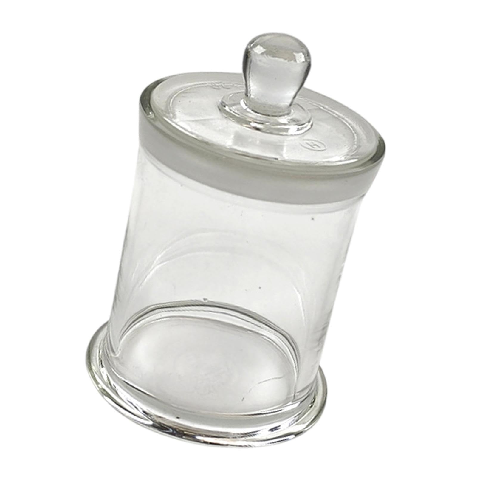 Barattolo cilindrico in vetro da laboratorio con coperchio per vetrine, accessori per laboratorio, 800 ml