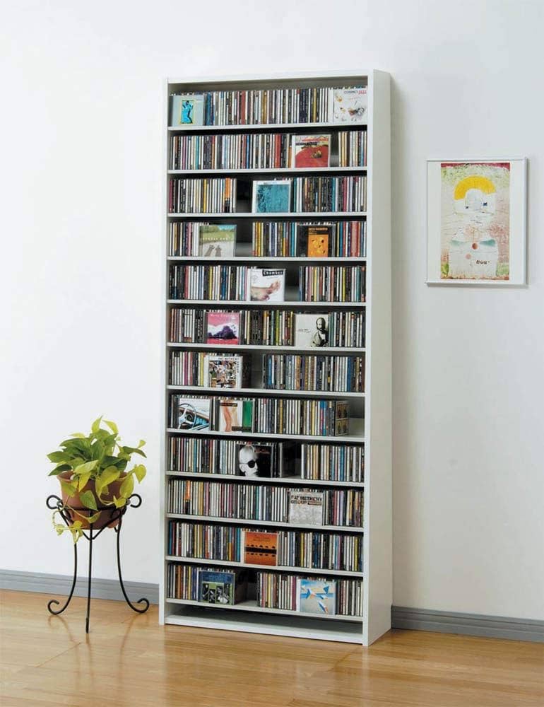 【ぺけぴ】オークス　ＣＤストッカー　ＣＳ９２４ オークス】CDストッカー CS924（幅80cm、奥行