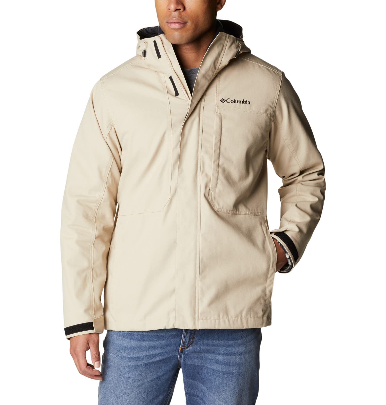 ColumbiaMen's Loma Vista Interchange Jacket, Ancient Fossil, Medium
