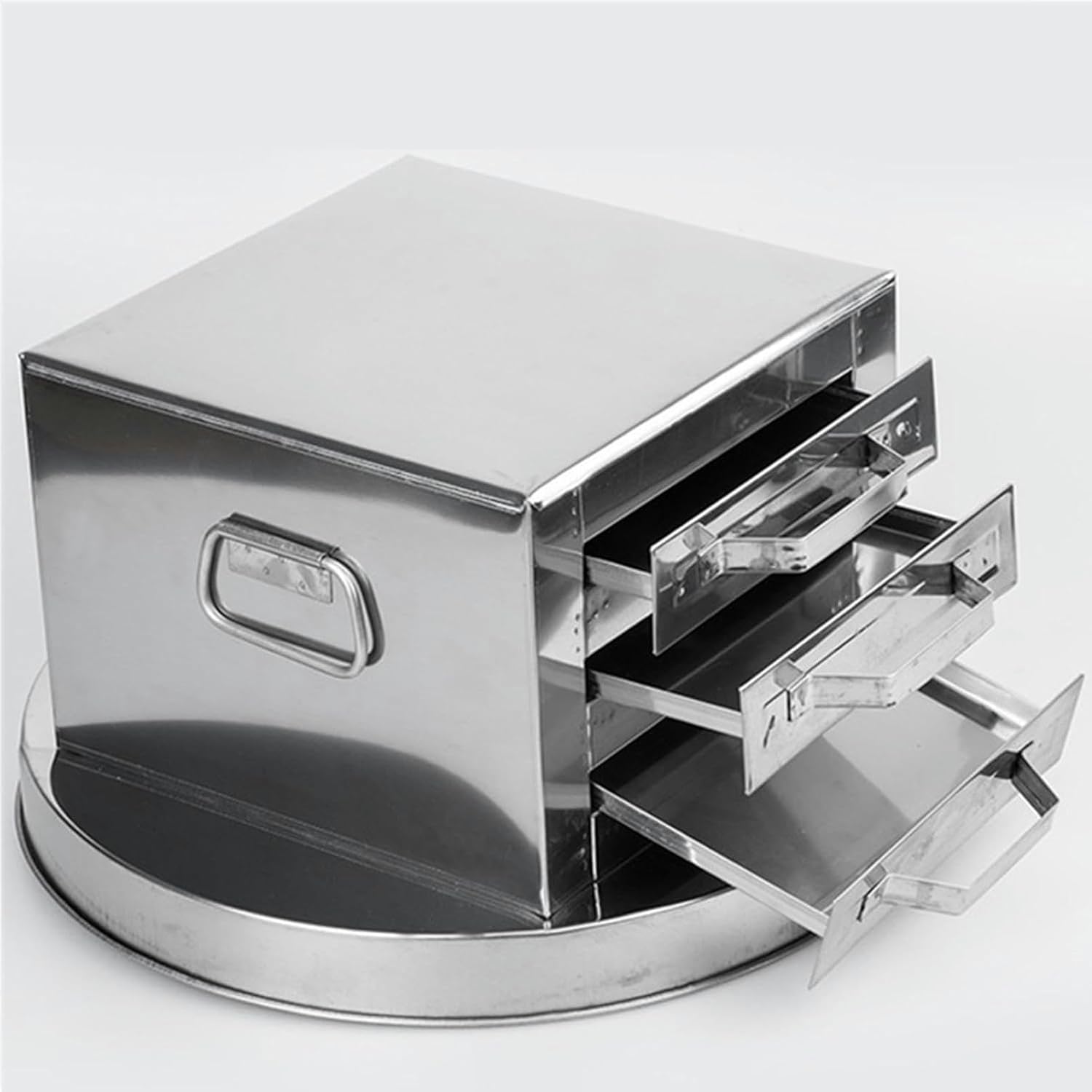 Rice Noodle Rolls Machine,Roll Steamer Rice Noodle Rolls Machine, Rice Noodle Rolls Steaming Machine, 3 Ply Cantonese Cookware for Home Kitchen