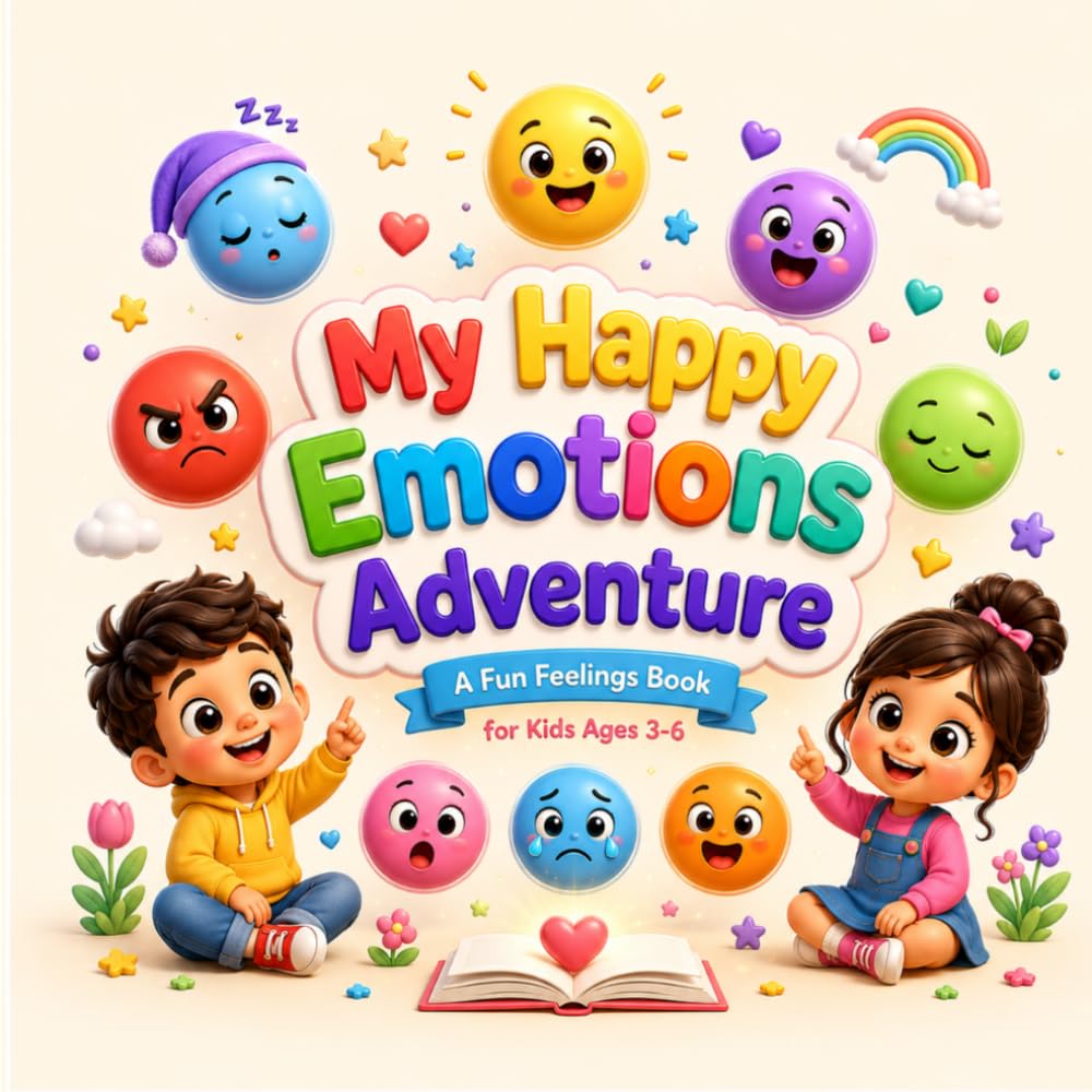 My Happy Emotions Adventure: A Fun Feelings Book for Kids Ages 3–6 (My Happy Learning Adventure)