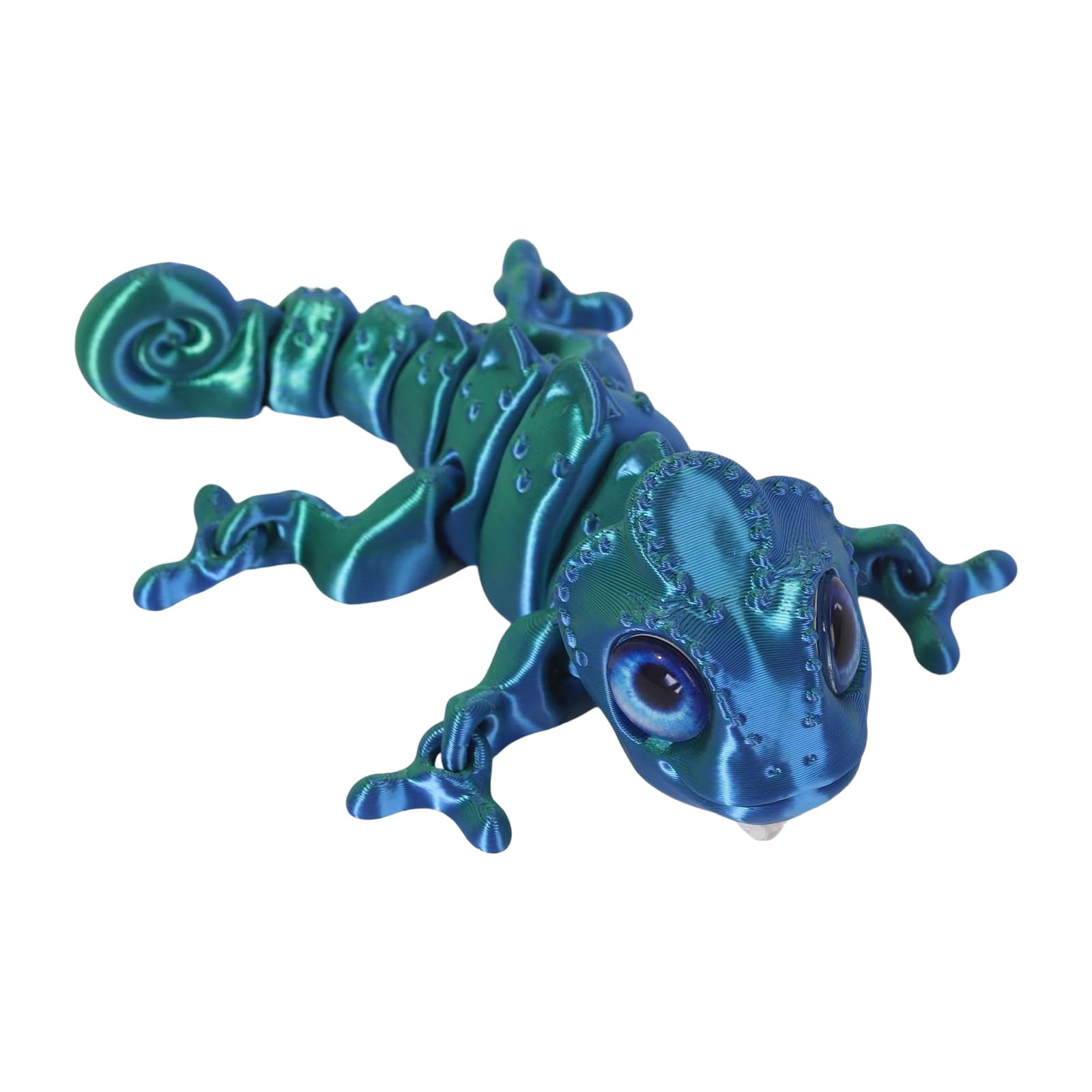 LEIQI Articulated Joints Realistic Reptiles Sculpture with Movable Limb Design Funny Desktop Ornament Home Office Accent