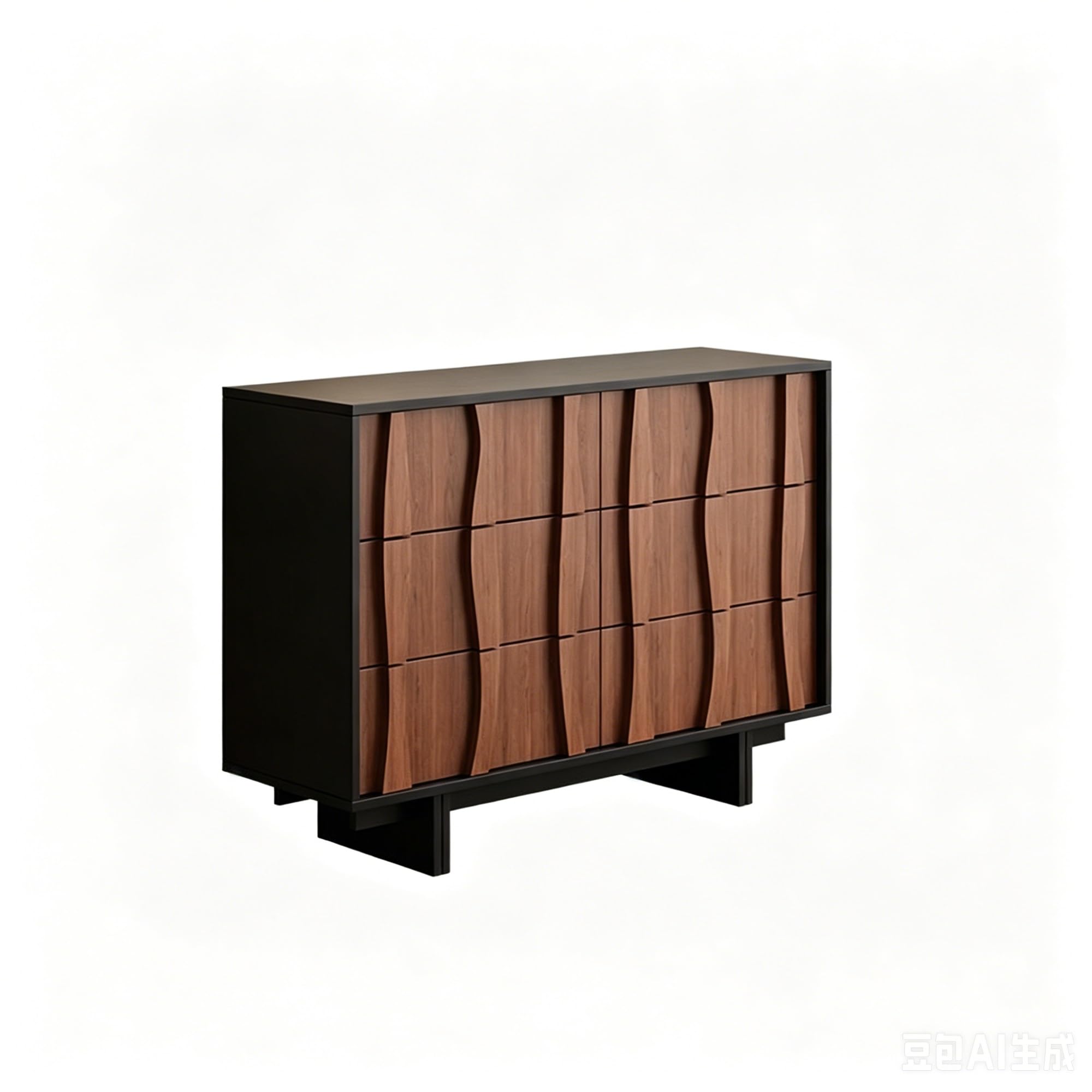 Dh2yjnbf3 Bedroom Retro Chest Of Drawers Double Row With 6 Drawer Bedroom Storage Cabinet Organizer Clothes Storage Organizer(Multi-colored)