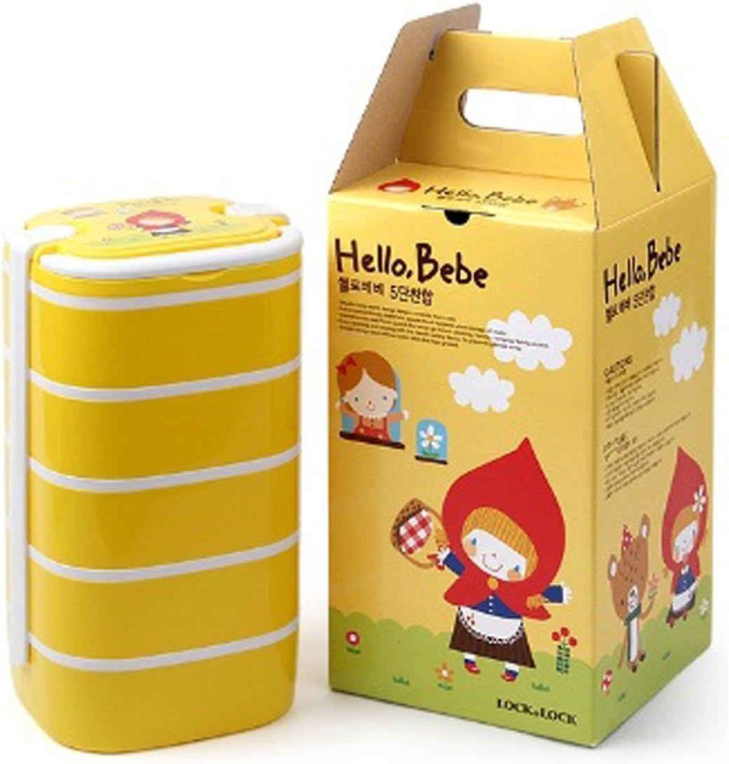 Lock & Lock Lunch Box Set 5 Layers 5 Containers Bento