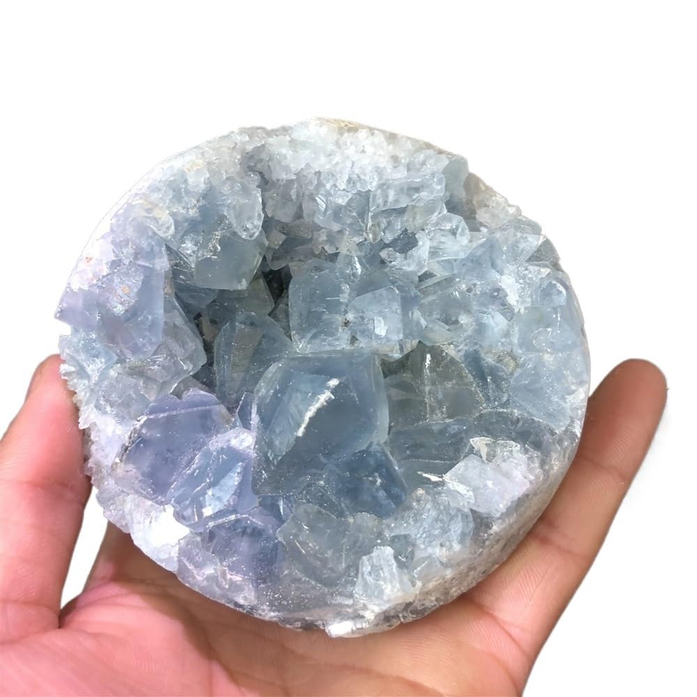 KJEBVHIRS Stone 1pcs Sky Blue Crystal Cluster Wedding Decoration Aquarium Decoration