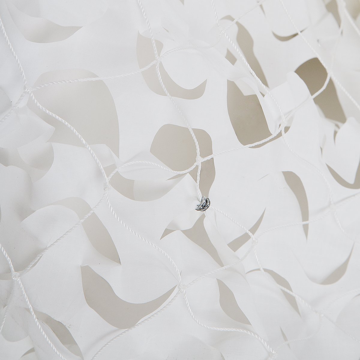 Gocher White Shelter Military Hunting Camouflage Net Camping Sun Shelter Tent Shade 3×4m(9.8×13ft)