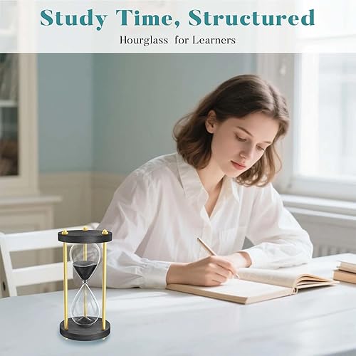 Miniatura 6 de Reloj de arena de reloj de arena de 15 minutos, reloj de arena de madera retro, reloj de madera de 15 minutos, reloj de arena de 15 minutos, reloj