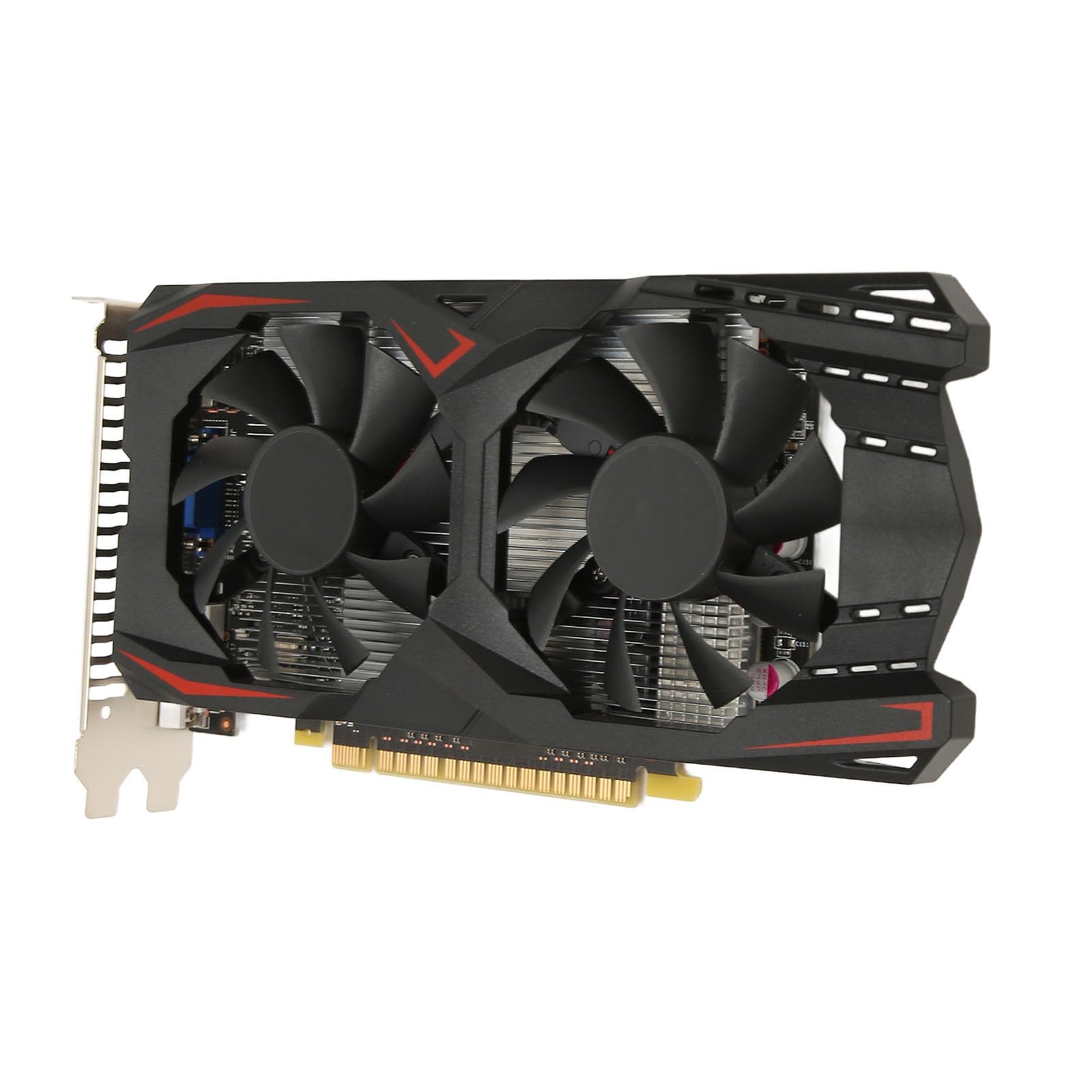 Karta Graficzna 1050Ti, Karta Graficzna do Gier 2G GDDR5 128bit 928 MHz PCI E 2.0, Karta Graficzna HDR z Wentylatorami Chłodzącymi, Obsługa DirectX11, DVI VGA, do Biura i