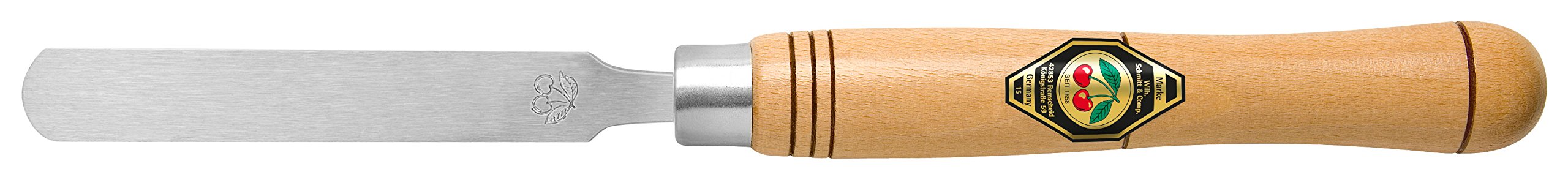 Kirschen Beige/Silver 1679012 Round/One Side Convex Turning Chisel, 12 Mm