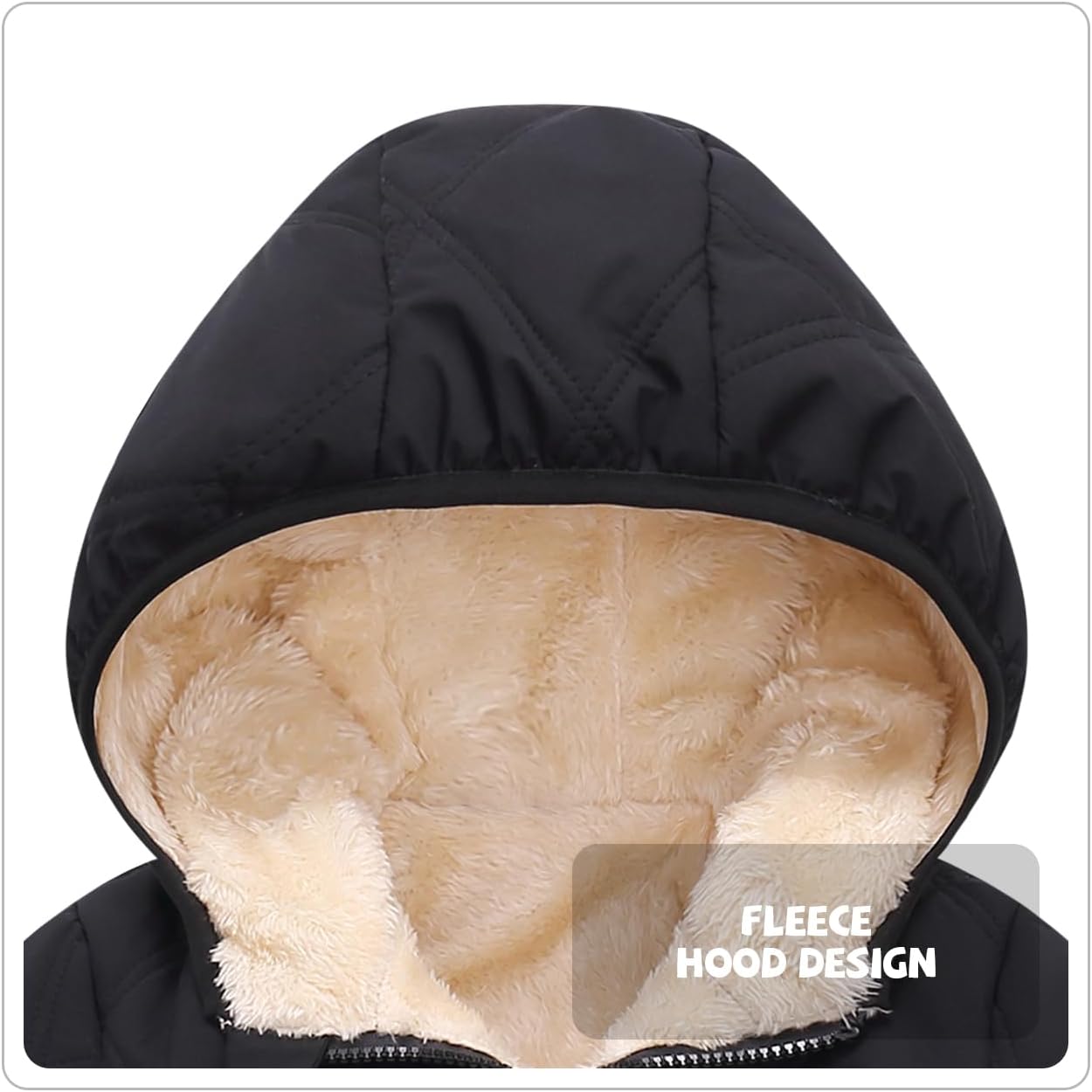 Baby Boy Winter Fleece Coat Toddler Puffer Jacket Infant Girl Outerwear Clothes - Image 2
