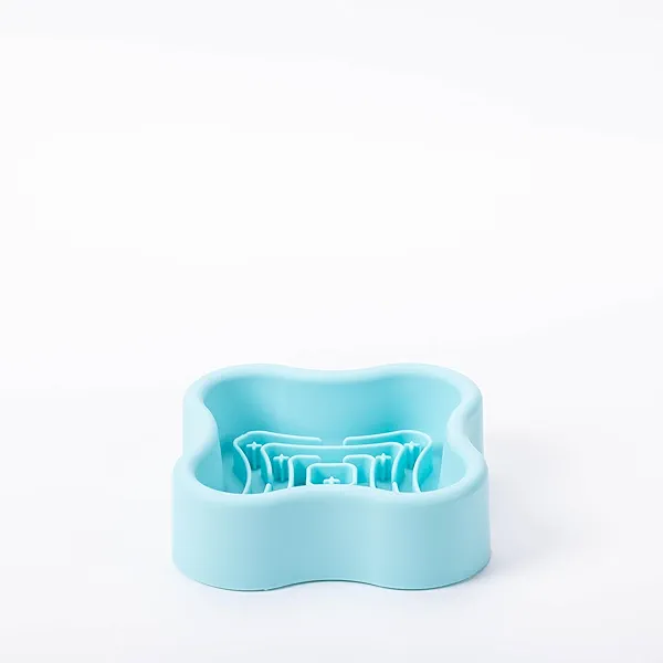 Silicone Slow Feeder Dog Bowl, Non-Slip Pet Food Bowl for Small & Medium Dogs Cats, Interactive Slow Eating Bowl, Puzzle Toy for Pets Food Training, Healthy Eating Aid, Anti-Choking