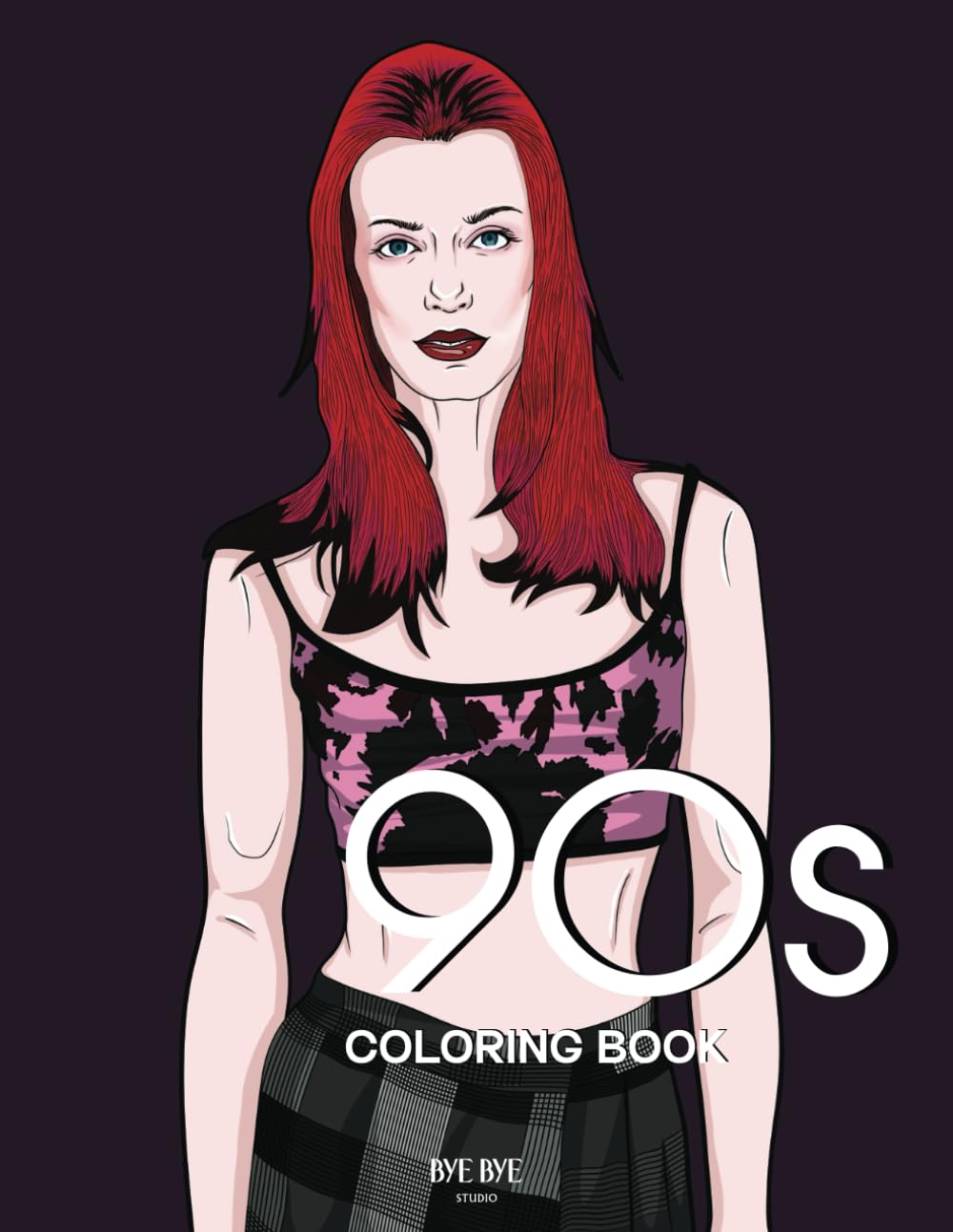 90s FASHION COLORING BOOK: A Fashion Coloring Book for adults and teenagers (Fashion throughout the decades)