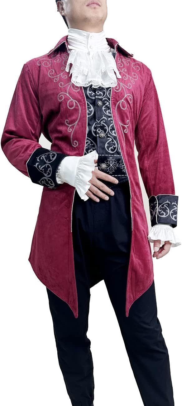 Mens Pirate Vampire Shirt Renaissance Victorian Medieval Gothic Shirt - Image 7
