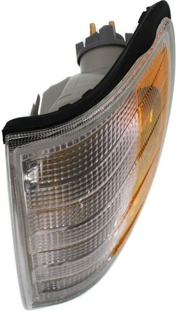 CarLights360 For Mercedes-Benz E Class 1994 1995 Signal Light Assembly Driver Side Amber/White | MB2520105 | 124 826 11 43
