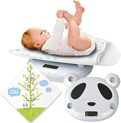 Amazon ケラッタ パンダ ベビースケール ベビー 体重計 高精度5g単位 9歳まで使える２way 授乳量 パンダおくるみ身長計セット 身長計 ベビースケール ベビー マタニティ 通販