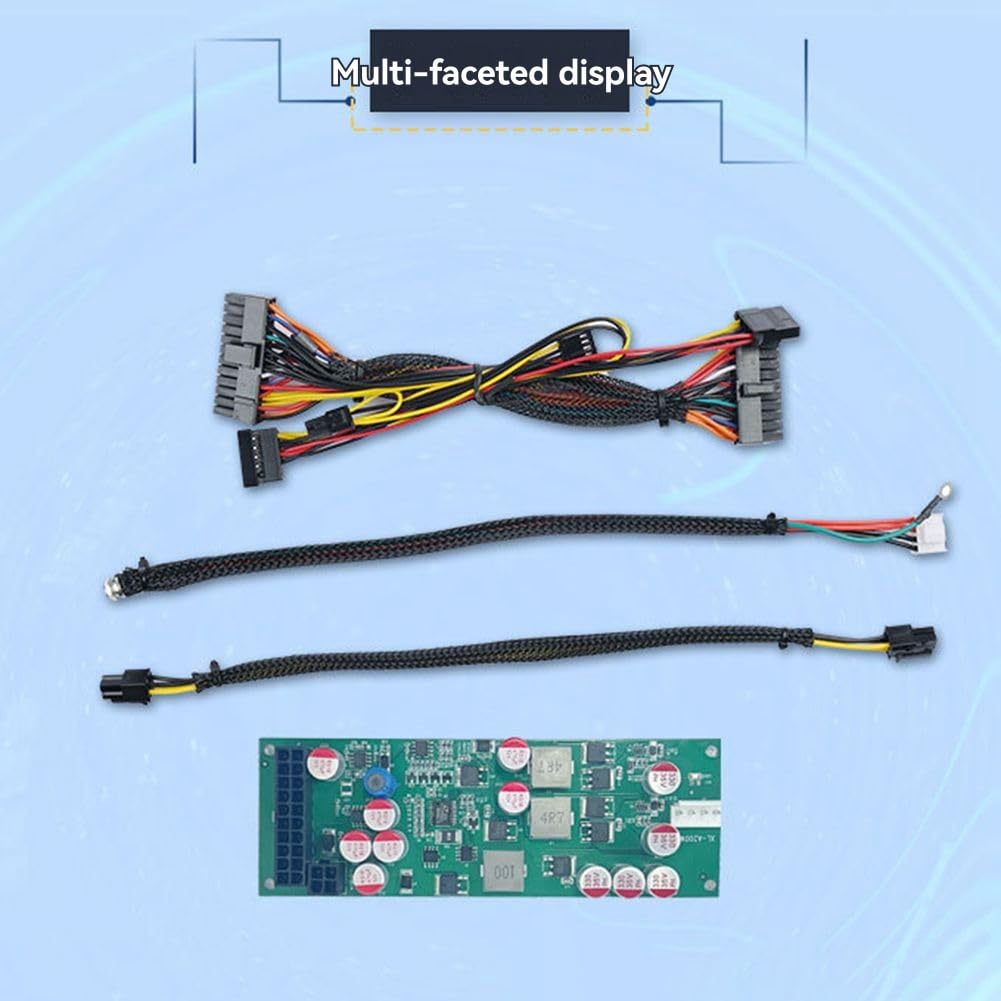 Modulo di Alimentazione per Computer Host con Alimentatore Silenzioso Ventola, Alimentatore ATX per PC, Ampia Gamma di Ingresso per Computer PC.