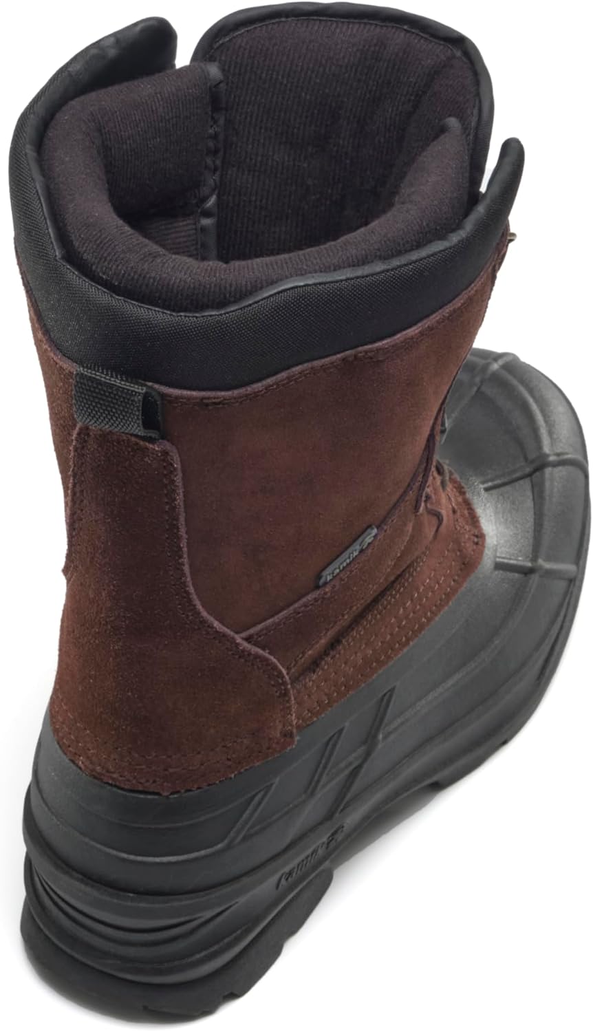 Kamik Nation Plus Snow Boot - Waterproof Winter Boots for Men - Insulated Men’s Snow Footwear - High-Traction Grip Work Shoes - Lace-Up Closure with Midfoot Hook & Strap