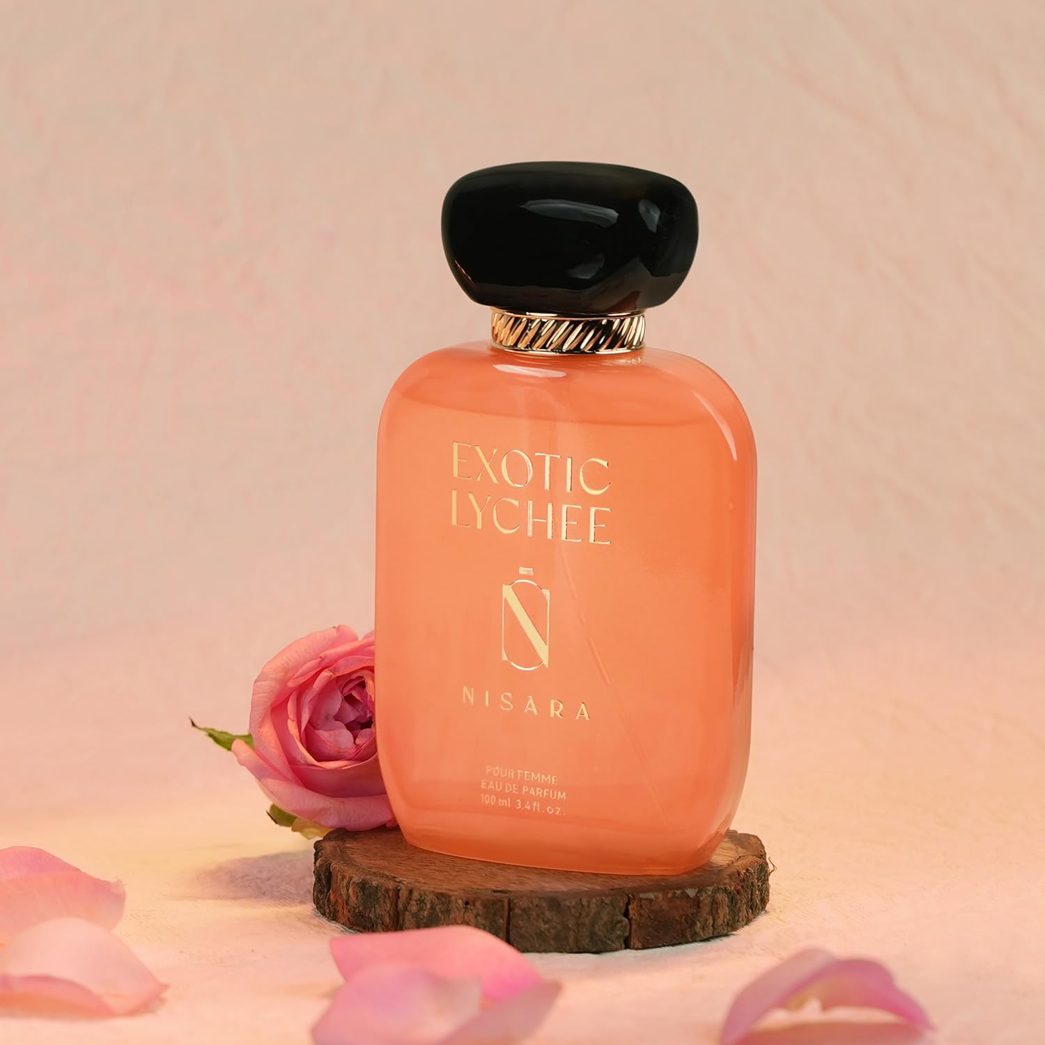 Nisara Exotic Lychee Gourmet EDP Perfume for Women,100 ml| Premium Long Lasting Eau De Parfum | Fruity & Caramel Fragrance with Apple, Lychee, Caramel Notes for Her 3