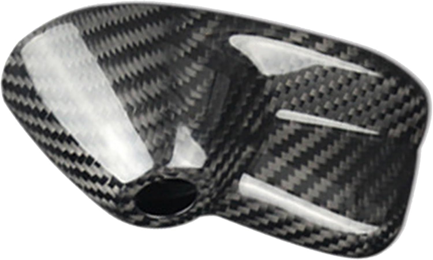Carbon Fiber Roof Shark Fin Cover Trim Compatible with Mini Cooper Clubman R55 R56 2007-2013 Car Accessories