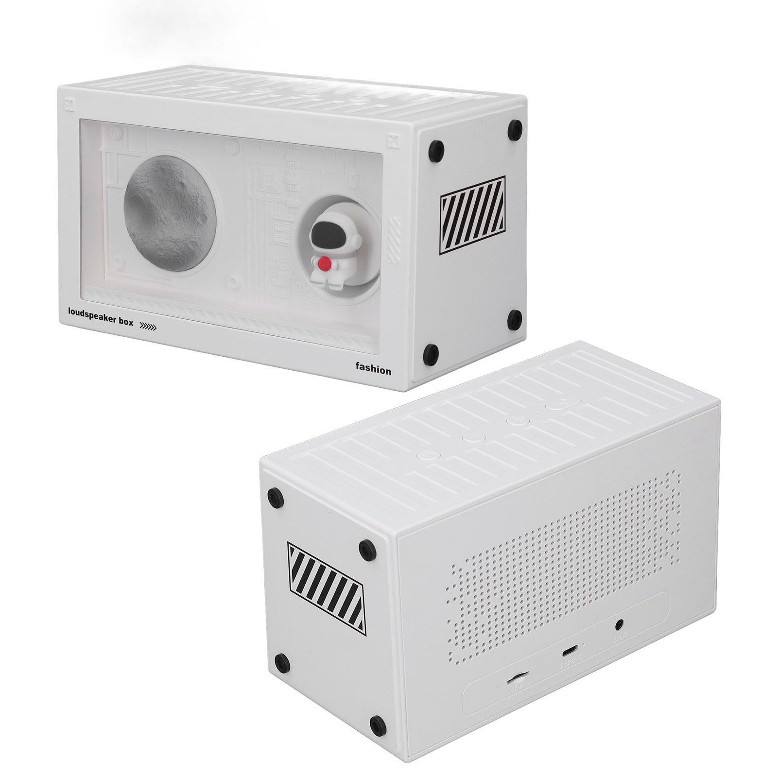 Altoparlante Bluetooth Wireless con Decorazione Planet, Luce Notturna, Surround HiFi per Uso Sul Comodino e Sulla Scrivania (#1)