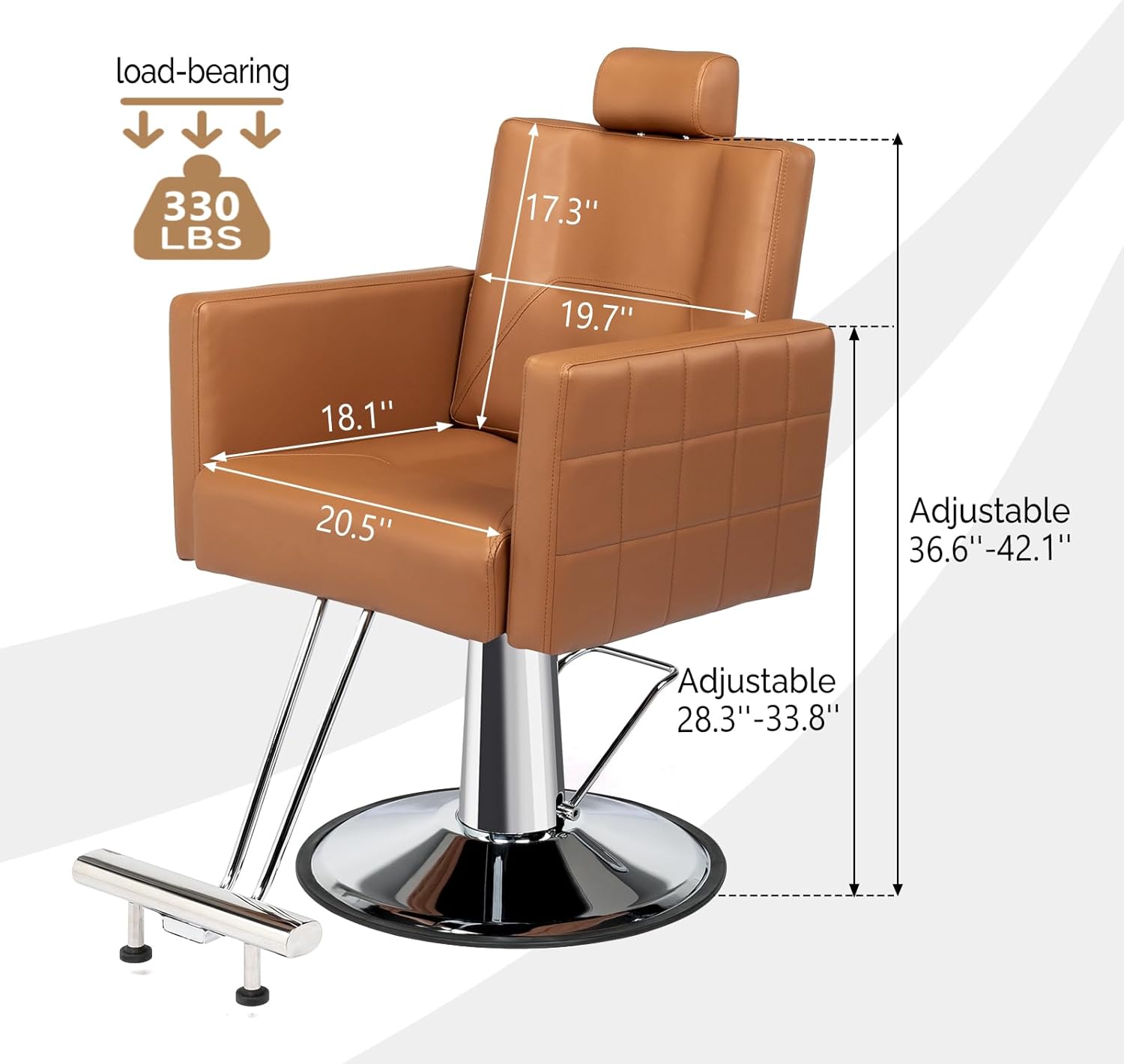 Hydraulic Barber Chair Heavy Duty, Salon Chair for Hair Stylist All