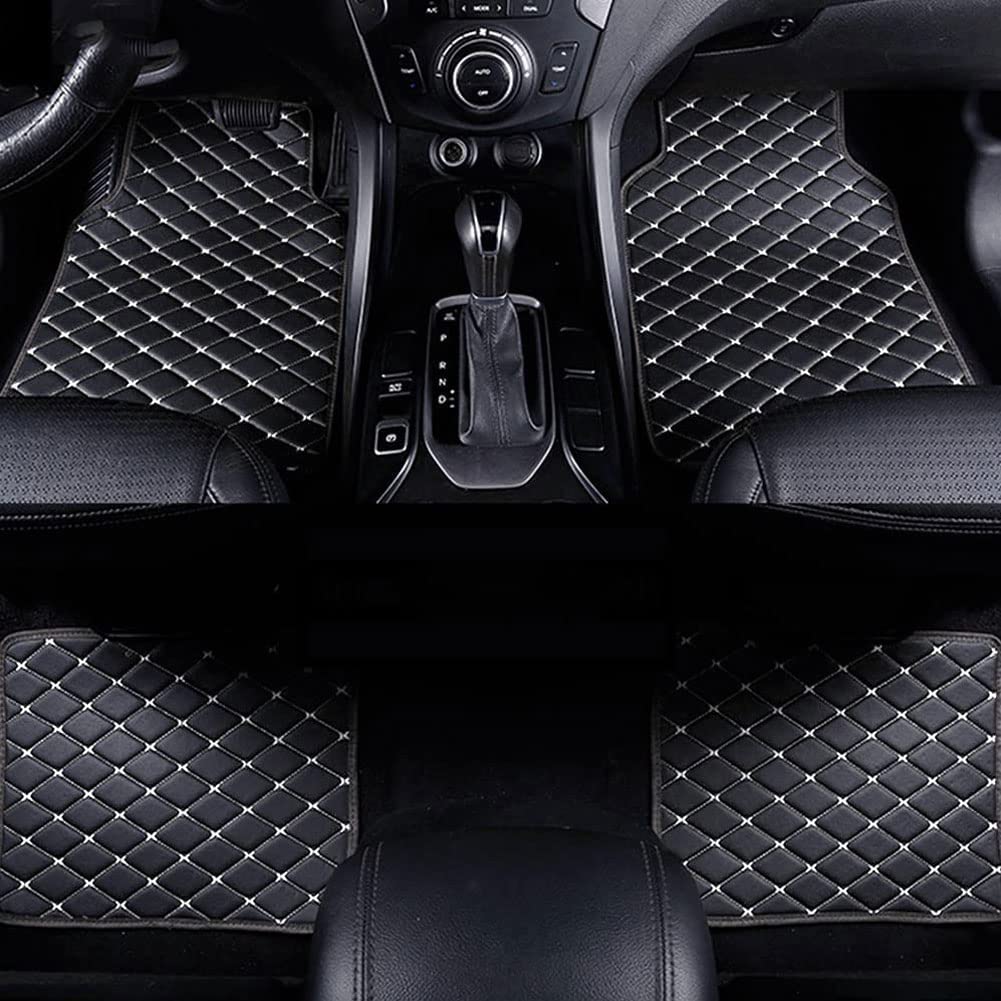 Auto Tappetini Abitacolo per M-Azad 3 2020 2021 2022,Anteriori Posteriori Tappetino in Moquette Antiscivolo Impermeabile Auto Interni Accessori,C/Black-Beige