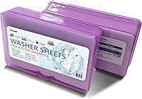 Vista 8 de Enyur Hojas de detergente para ropa sin perfume tiras de detergente para ropa de viaje detergente ecológico 192 cargas