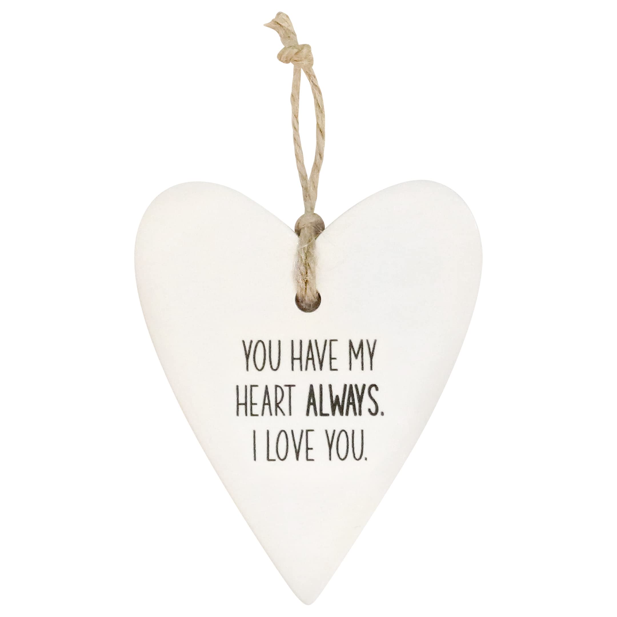 Splosh Loving Hearts - Always - Sentimental Personalised Gifts, Inspirational Quotes, Stunning Hanging Heart, for Mum, Friendship Gifts and Gifts for Him and Her on Special Occasions