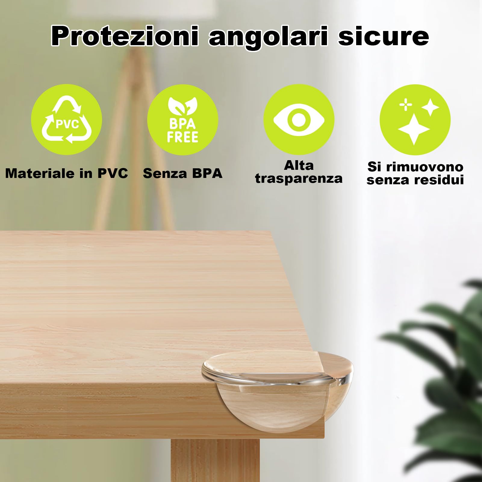 Paraspigoli Bambini Beartop Trasparenti - Adesivo TESA, Protezione Angoli Mobili - Foto 7