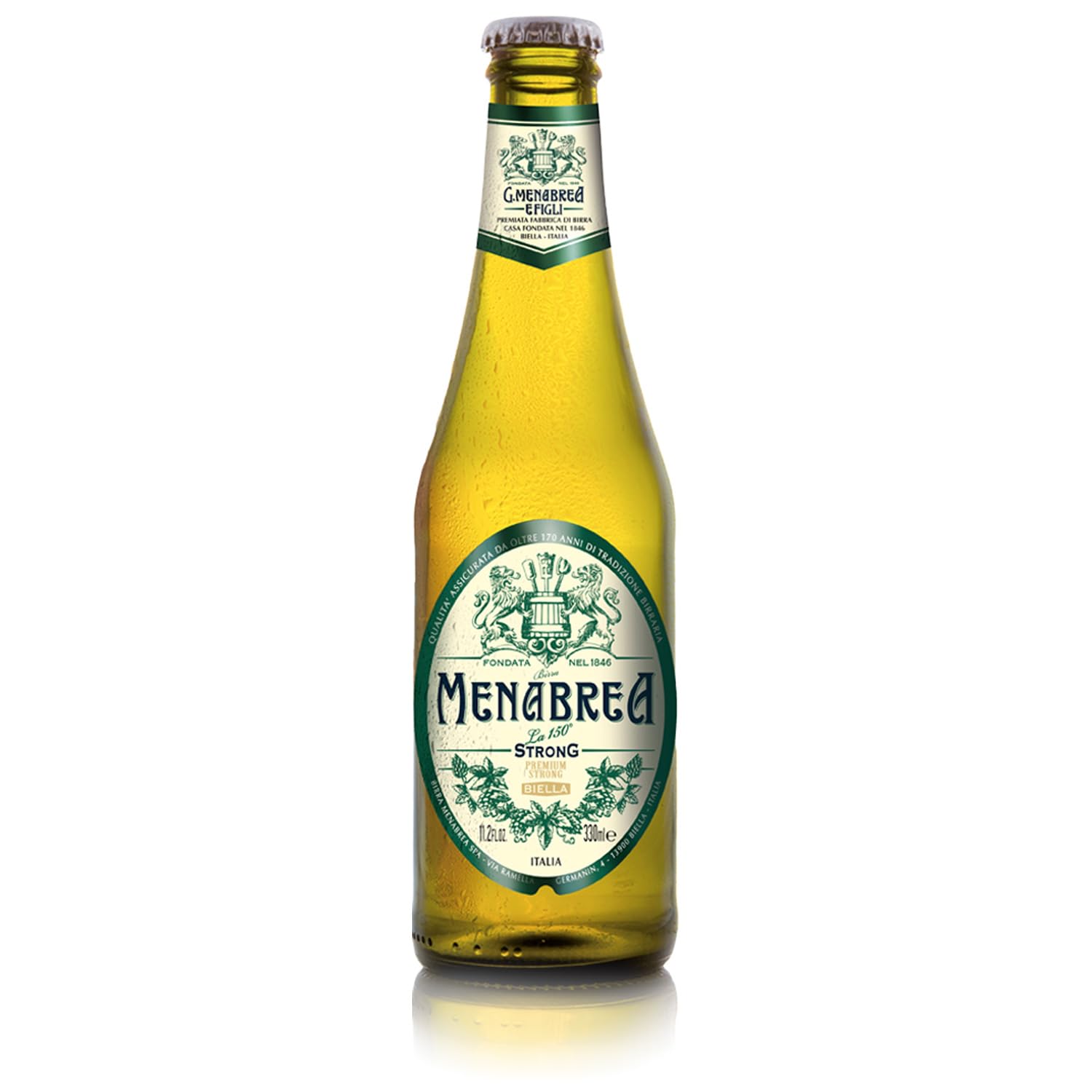 MENABREA - La 150 - Birra Strong - Cartone Da 24 Bottiglie - 330 ml