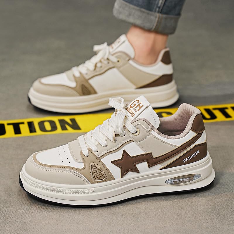 Men's Trendy Stylish Sneakers, Comfortable Wear-Resistant Skateboard Shoes for All Seasons, Street Style Footwear Shoes size6.5-104