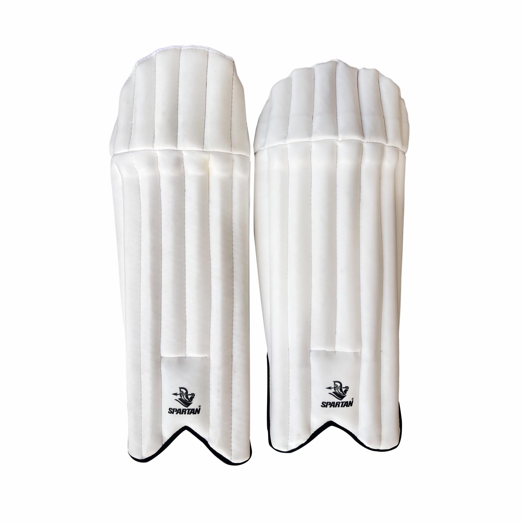 Spartan Wicket Keeping Leg Guard ECO Cricket PVC Fabric Cotton Padded 3 Piece Quilted Knee Size M-image-43