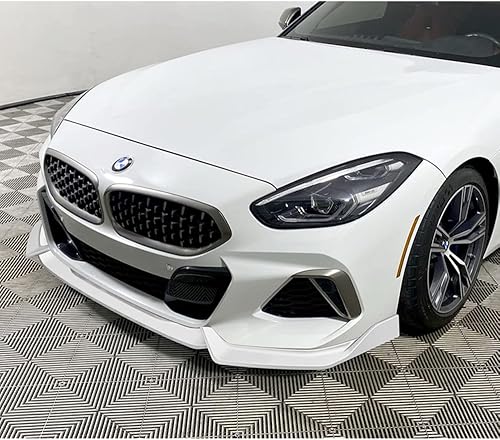 Miniatura 5 de Q1-TECH, borde de parachoques delantero compatible con BMW Z4 2019 2020 2021 2022, alerón de parachoques delantero, kit de divisor de cuerpo de