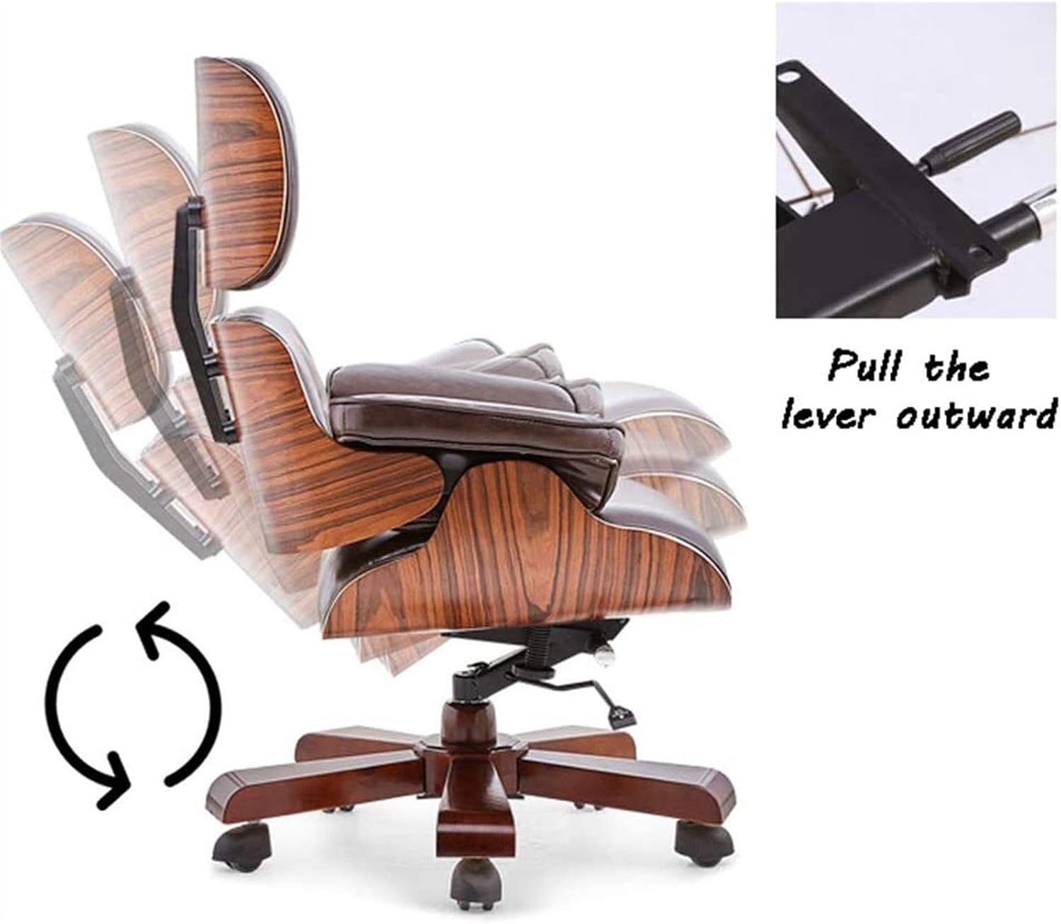 Office Chair Executive Chair New 2020 Swivel Back Single Sofa Chair Modern Home Leather Leisure Chair The Back Leather Boss Office