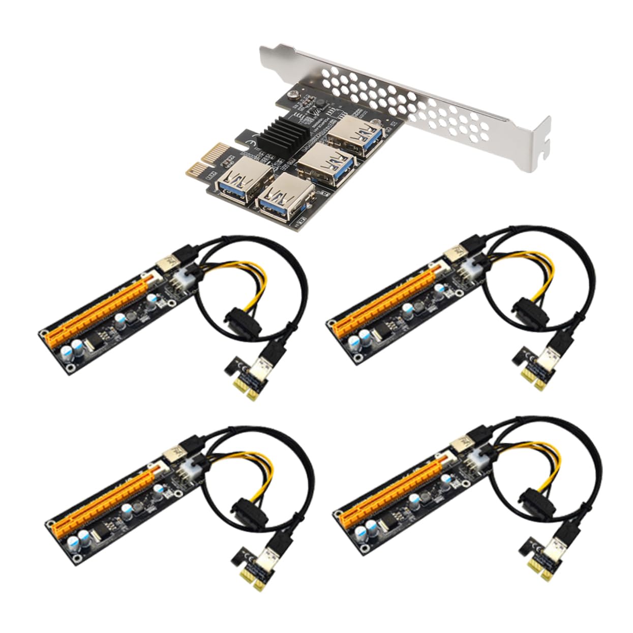 Instalación Accesorio de Computadora PCI E USB Riser SHINEOFI en Tu Setup 8